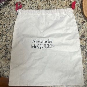 Brand new Alexander McQueen dust or shoe bag